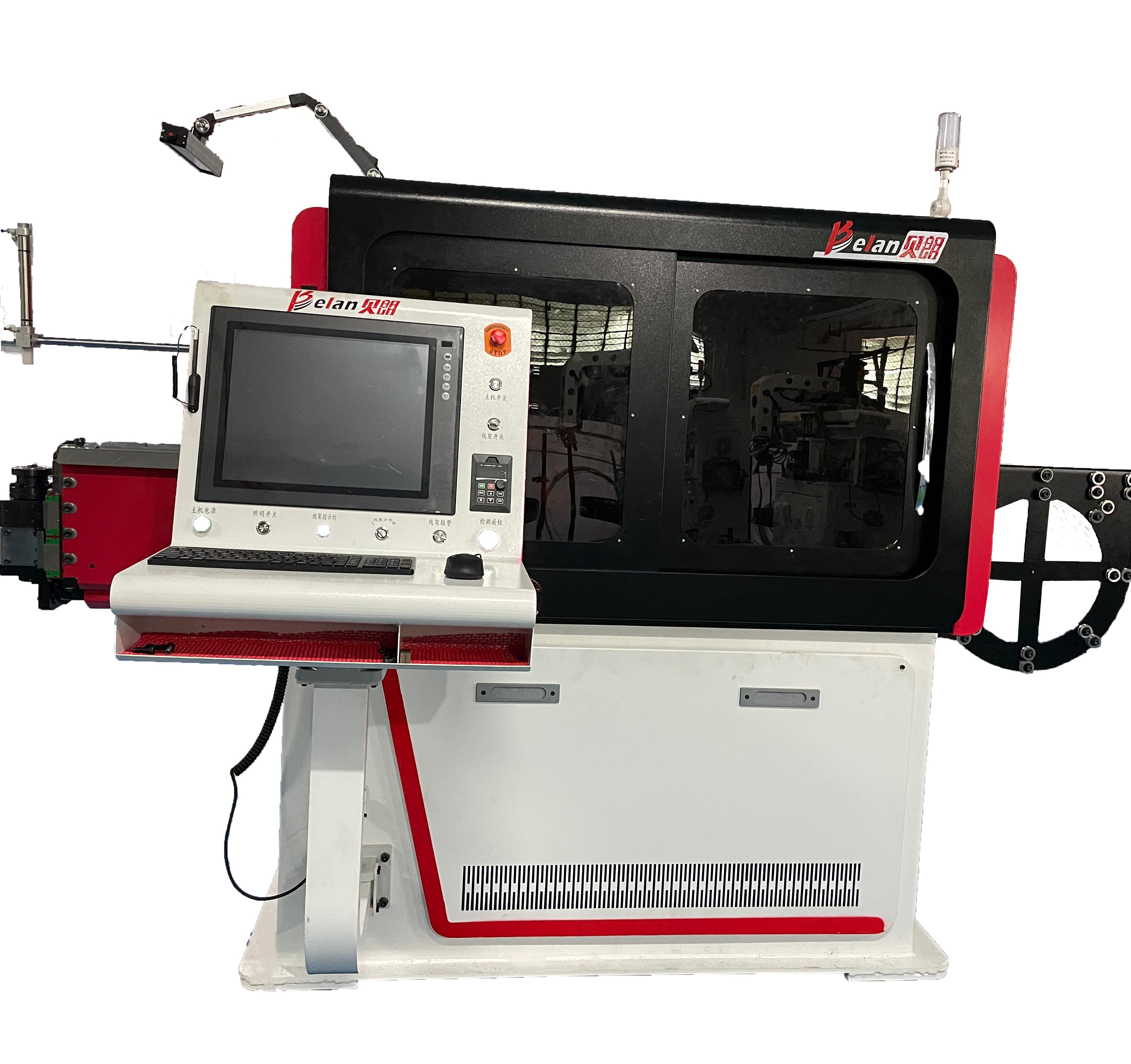 What should be paid attention to when using wire bending equipment?